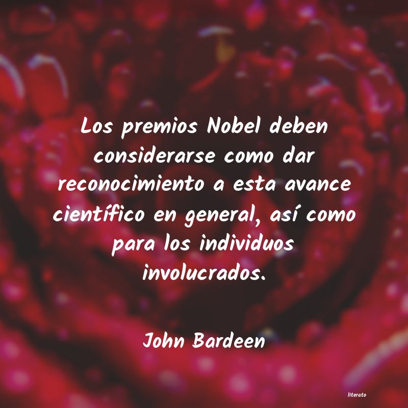 Frases de John Bardeen