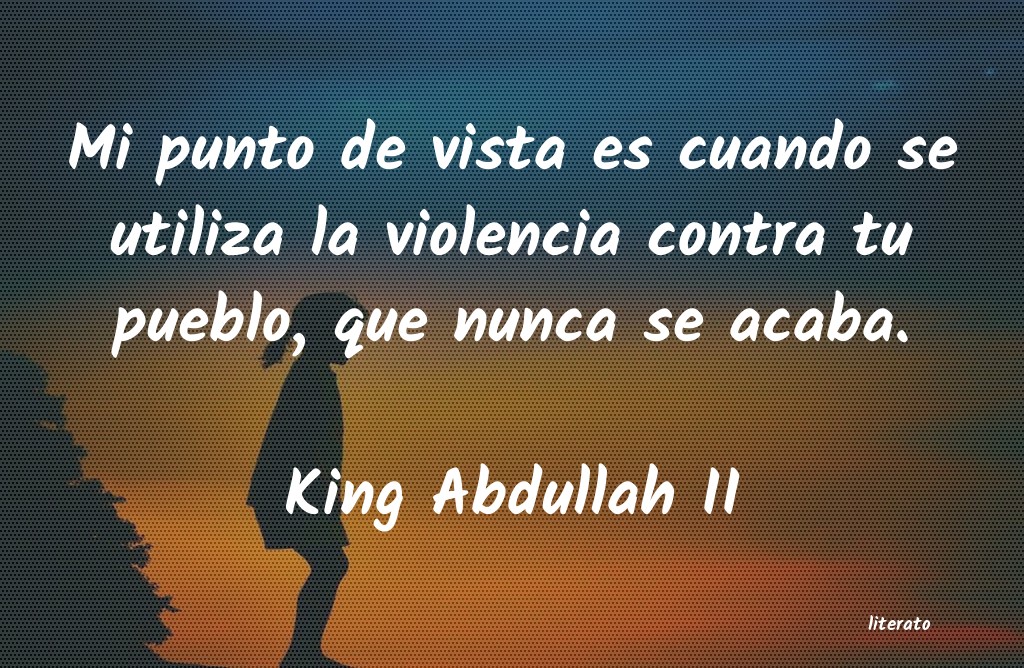 Frases de King Abdullah II