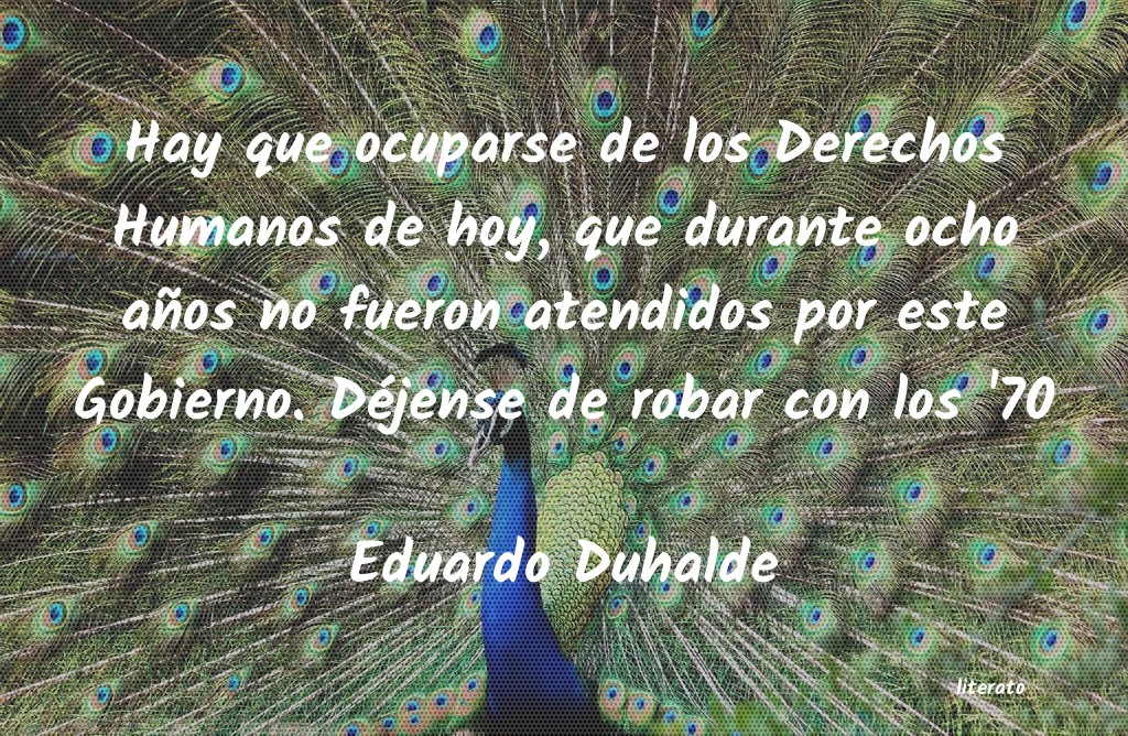 Frases de Eduardo Duhalde