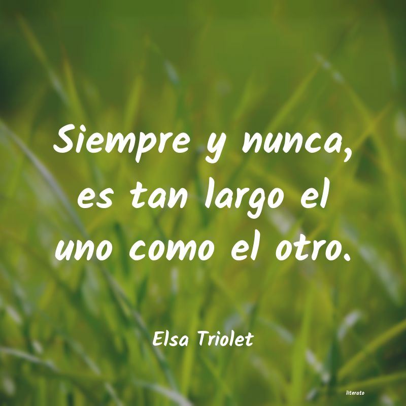 Frases de Elsa Triolet