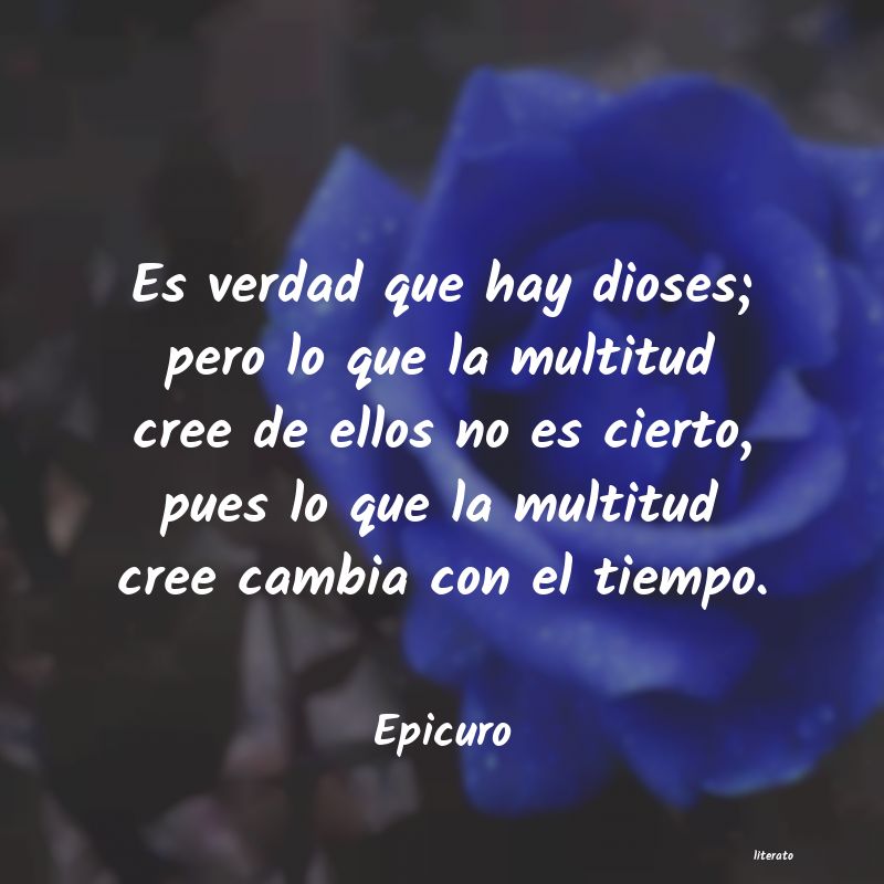 Frases de Epicuro