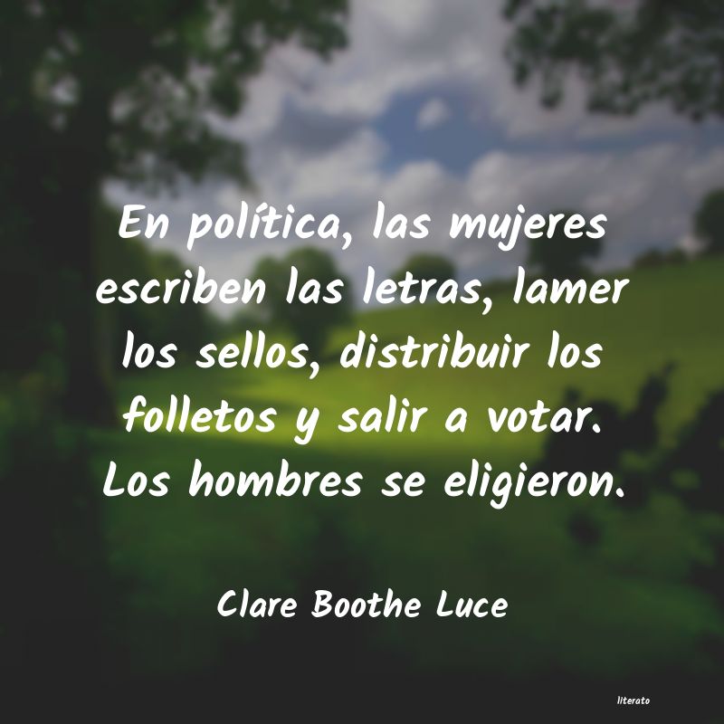 Frases de Clare Boothe Luce