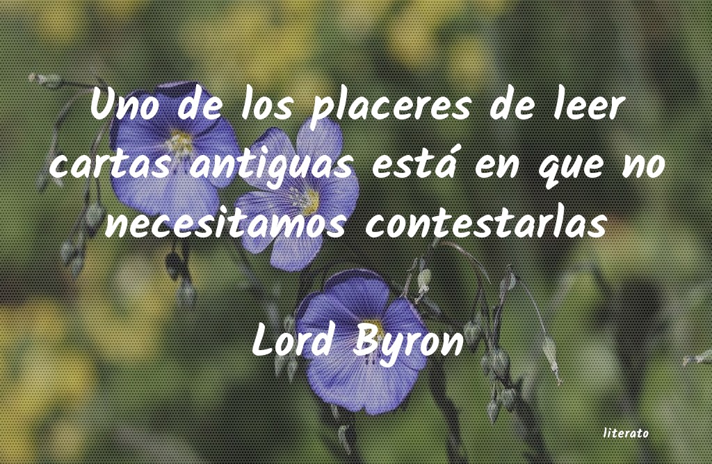 frases de Lord Byron