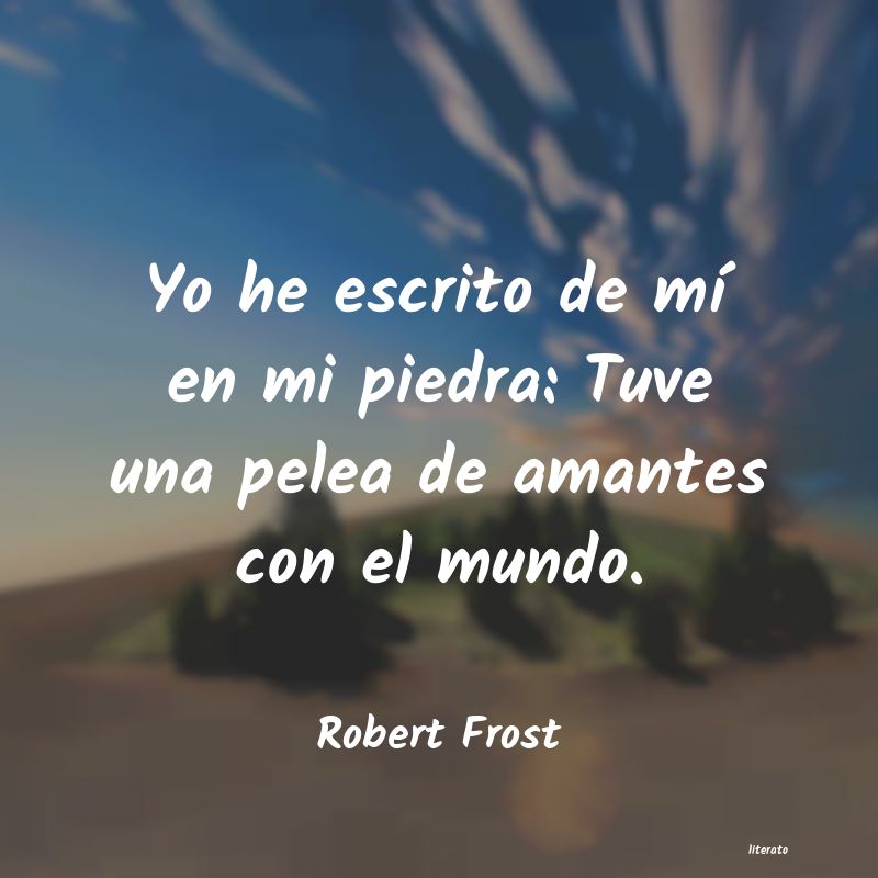 frases de Robert Frost
