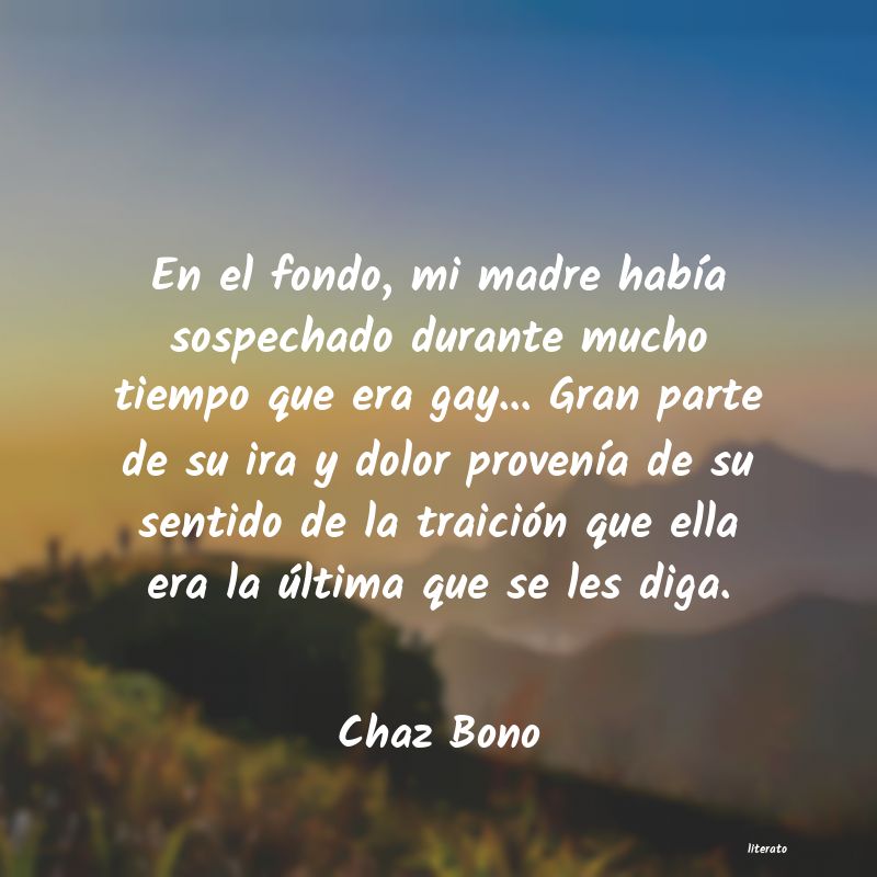 Frases de Chaz Bono