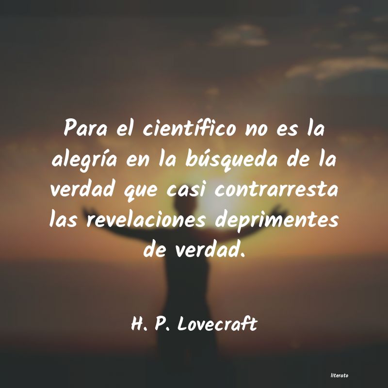frases de H. P. Lovecraft