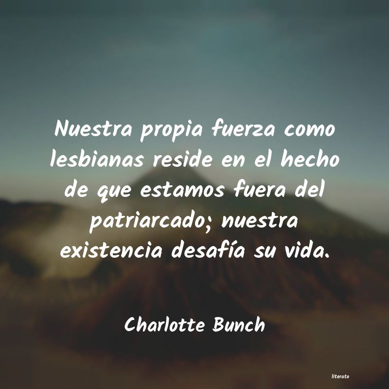 Frases de Charlotte Bunch