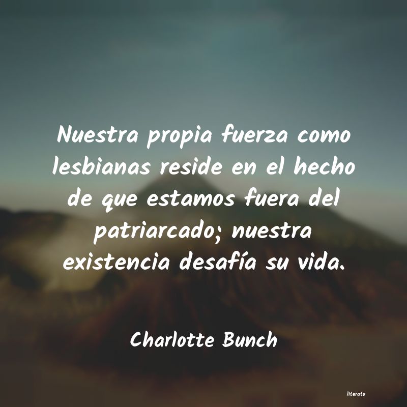 frases de Charlotte Bunch