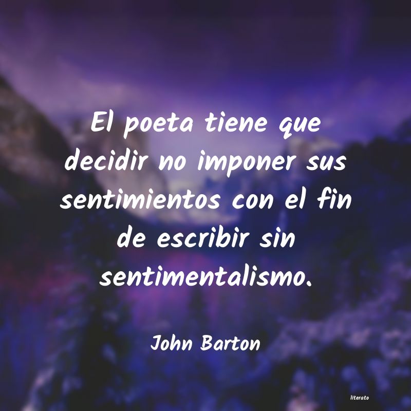 Frases de John Barton