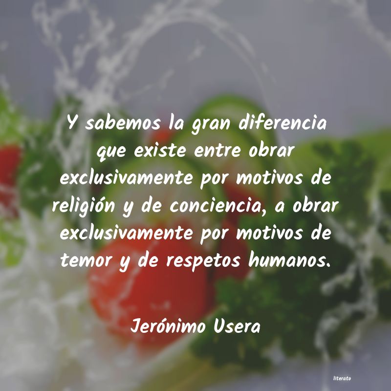 Frases de Jerónimo Usera