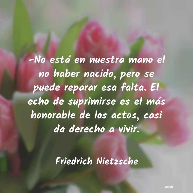 Frases de Friedrich Nietzsche