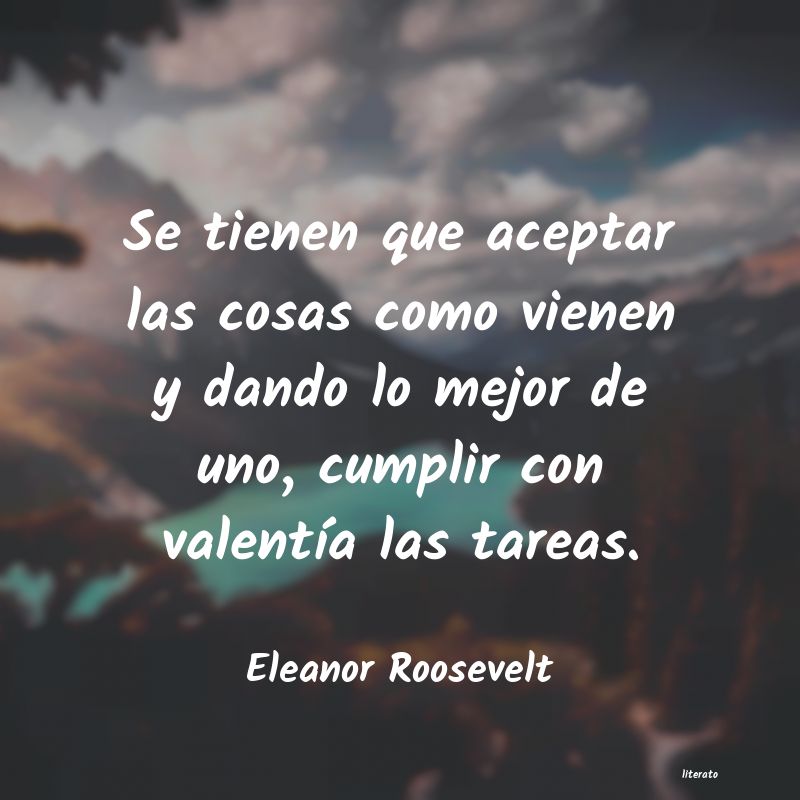 Frases de Eleanor Roosevelt