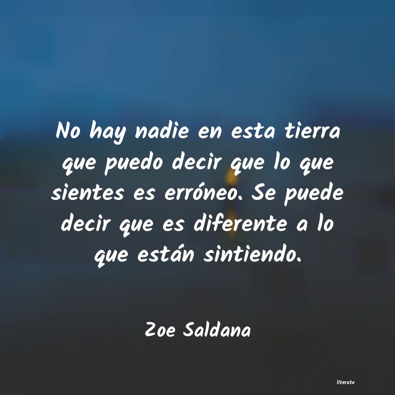 Frases de Zoe Saldana