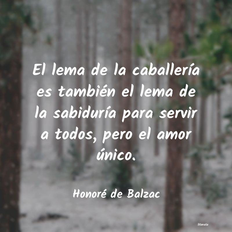 Frases de Honoré de Balzac