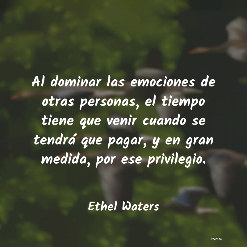 Frases de Ethel Waters