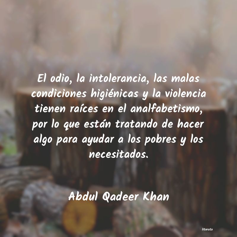 Frases de Abdul Qadeer Khan