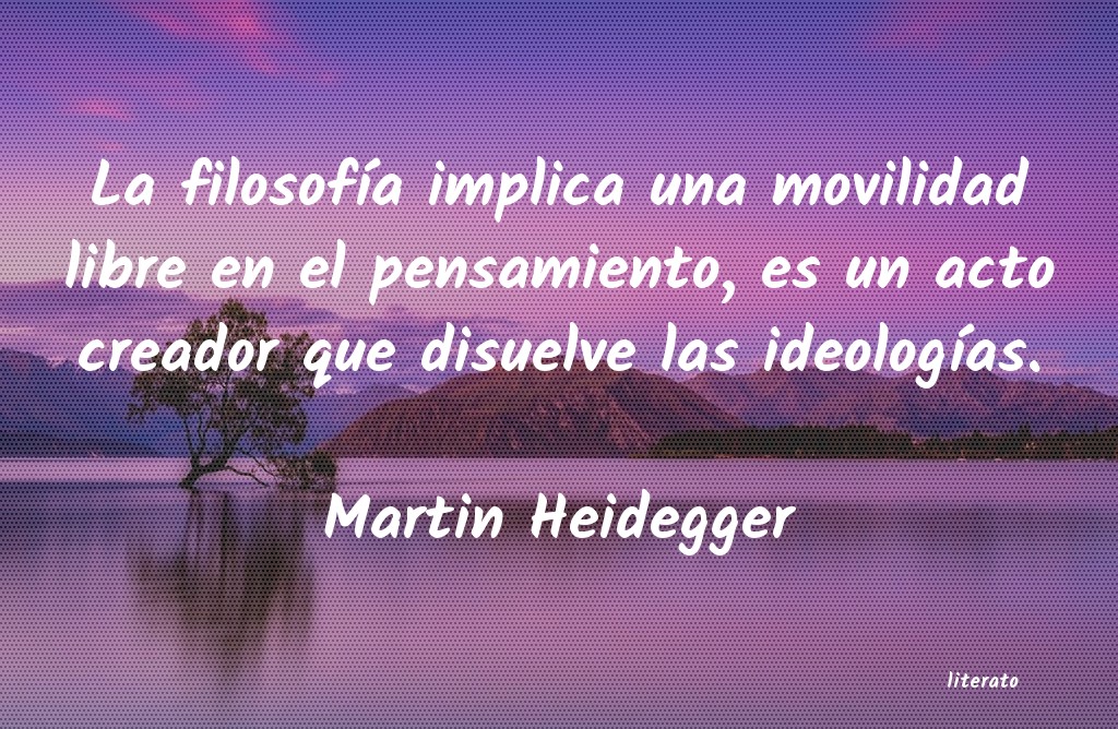 frases de Martin Heidegger