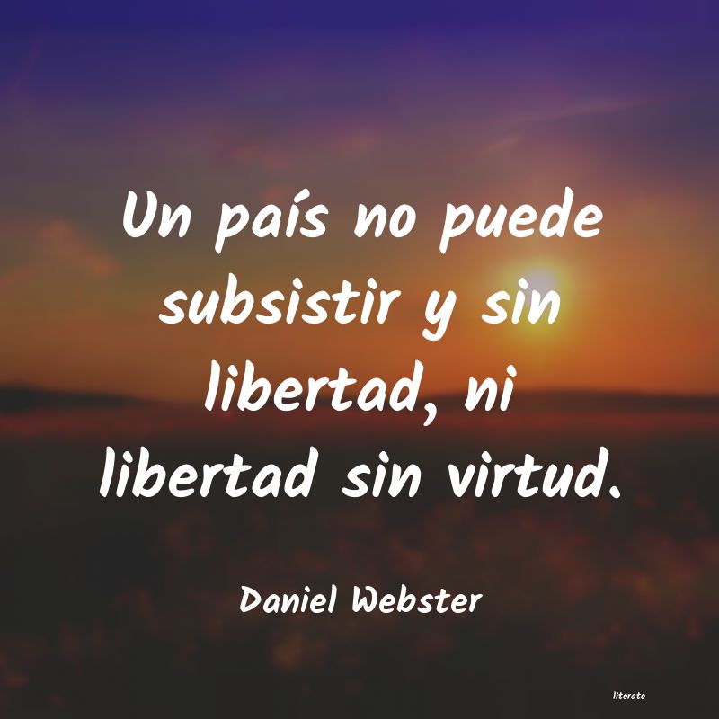 Frases de Daniel Webster