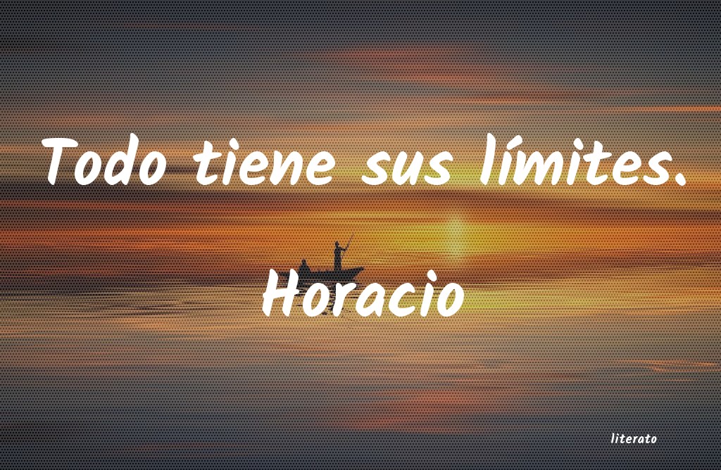 frases de Horacio