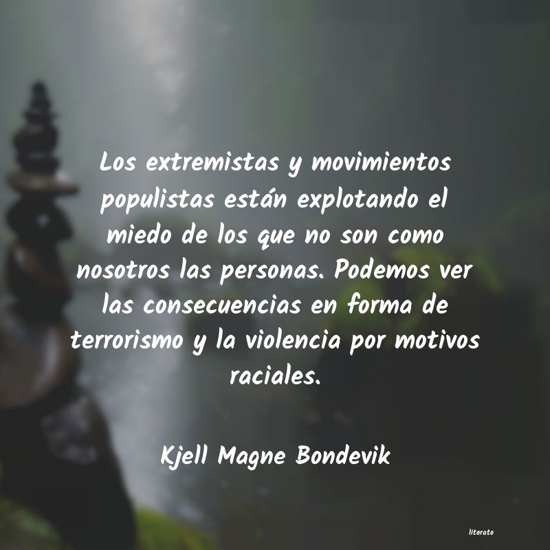 Frases de Kjell Magne Bondevik