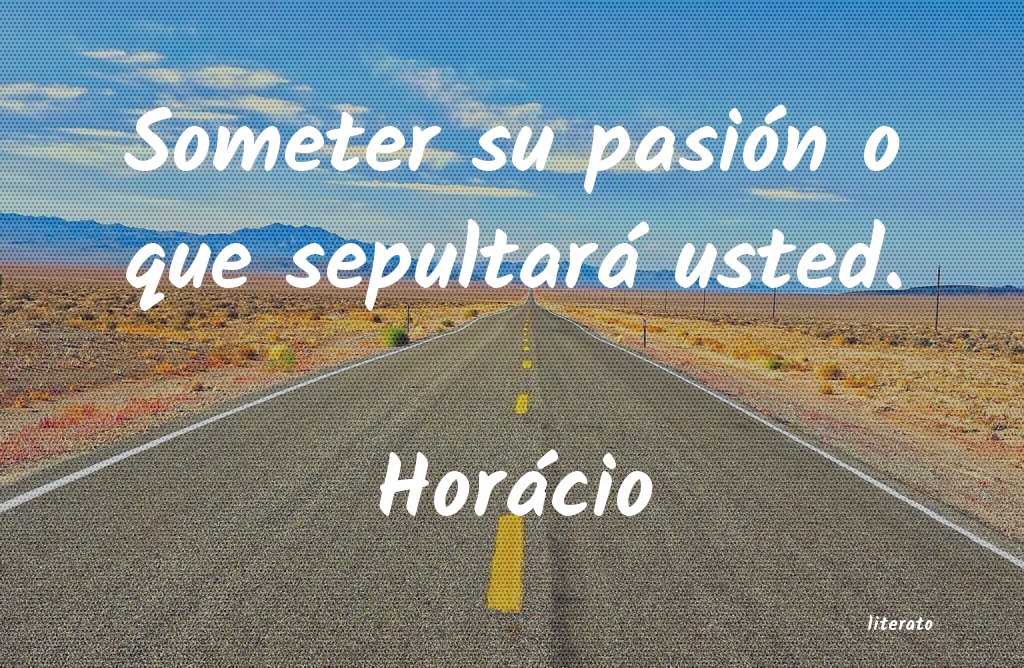 frases de Horácio