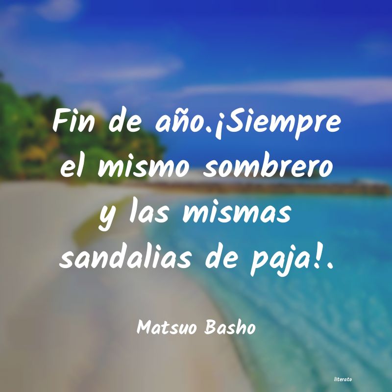 Frases de Matsuo Basho