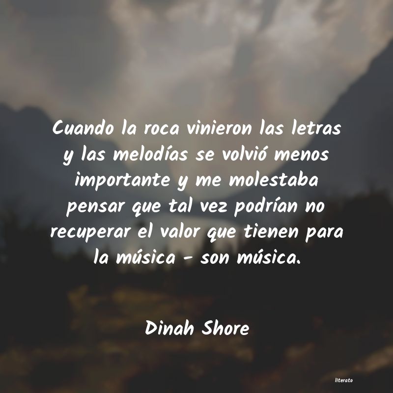 frases de Dinah Shore