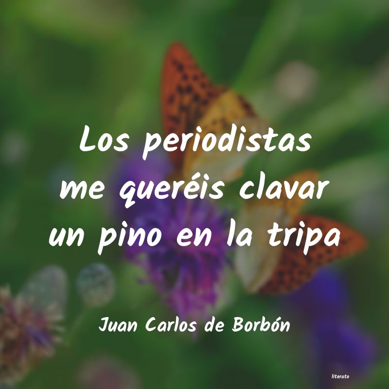 frases de Juan Carlos de Borbón