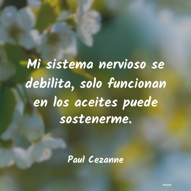 Frases de Paul Cezanne