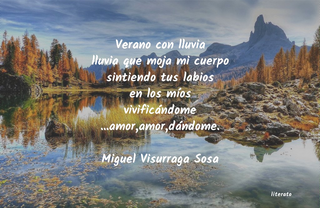 poemas al verano es en 3 estrofas