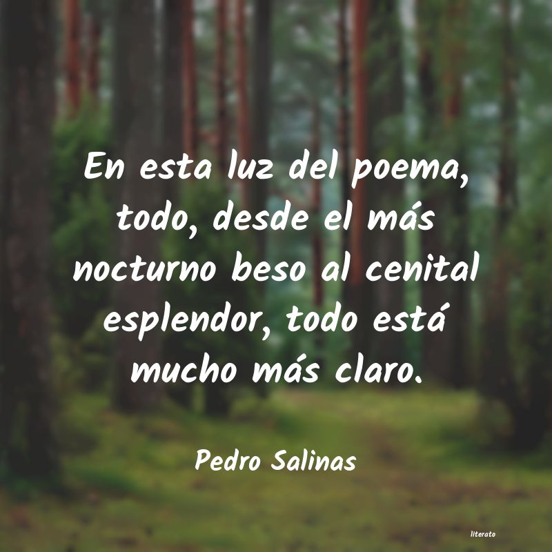 frases de Pedro Salinas