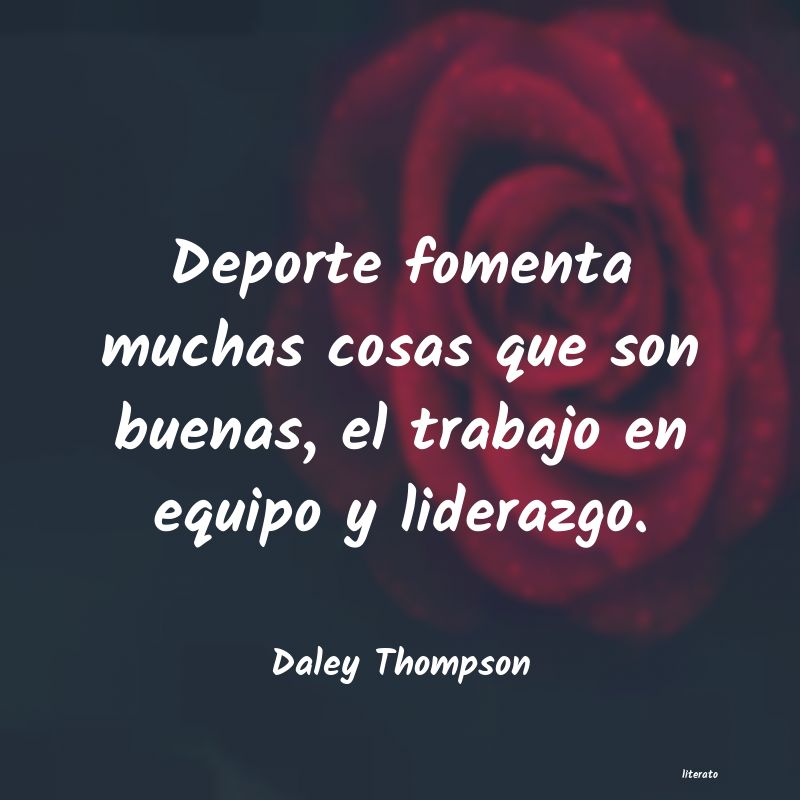 Frases de Daley Thompson