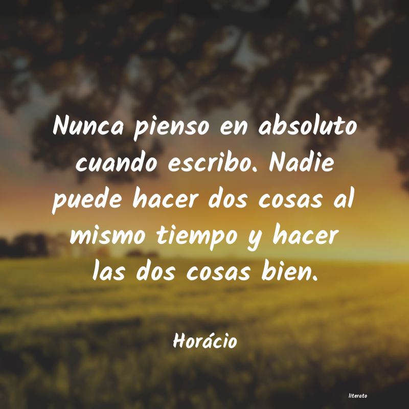 frases de Horácio