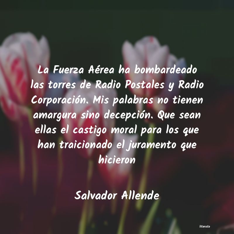 Frases de Salvador Allende