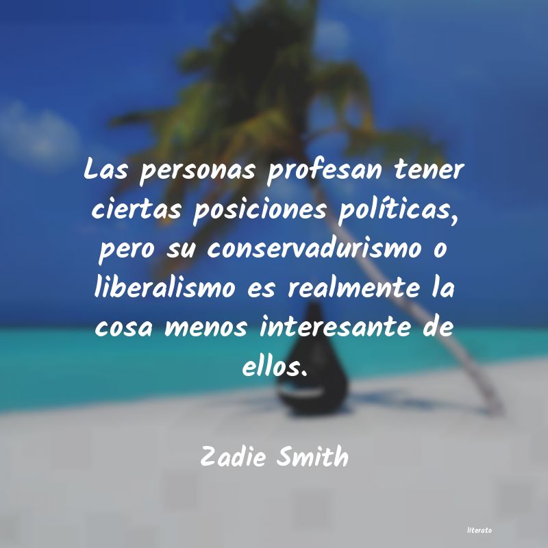 frases de Zadie Smith