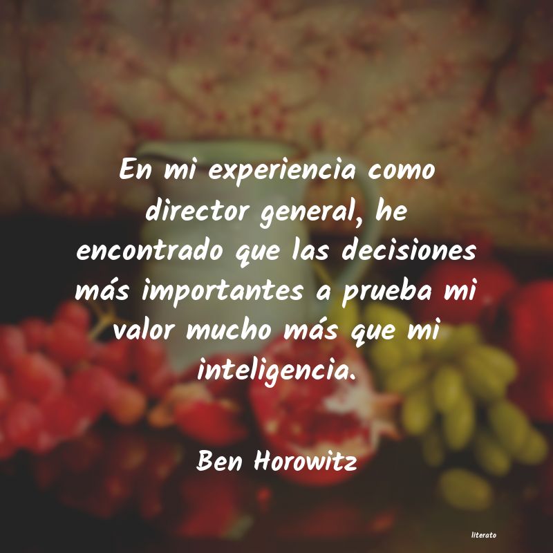 Frases de Ben Horowitz