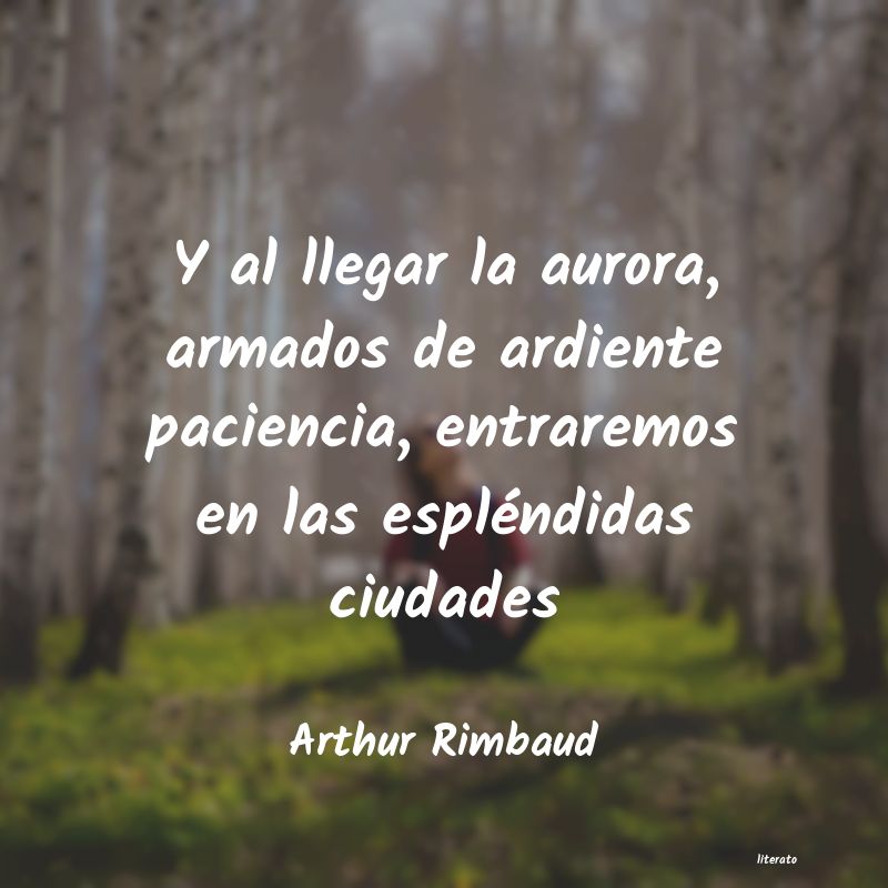 frases de Arthur Rimbaud