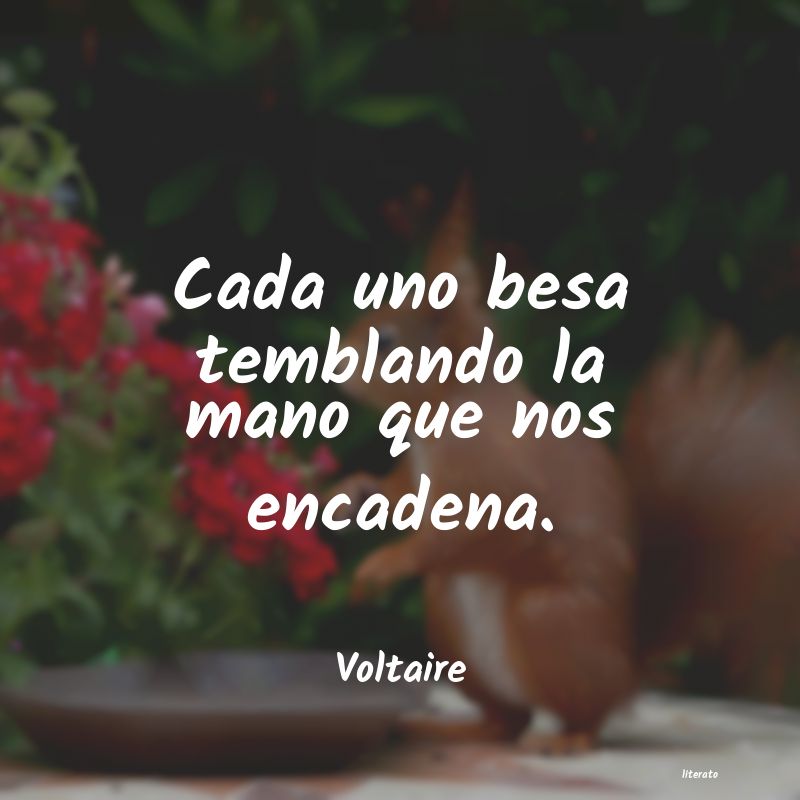 frases de Voltaire