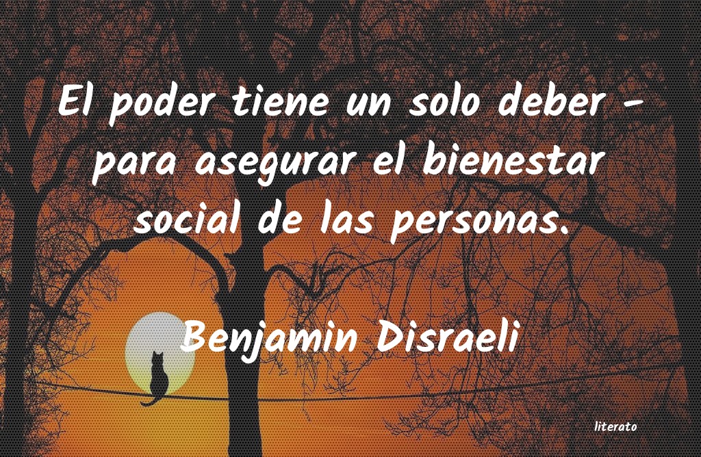 Frases de Benjamin Disraeli