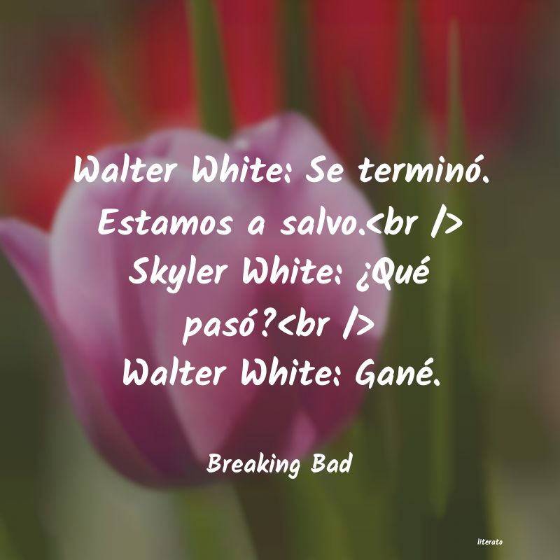 frases de Breaking Bad