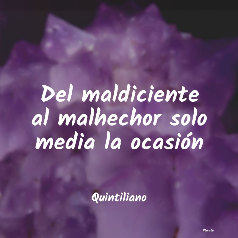 frases de Quintiliano