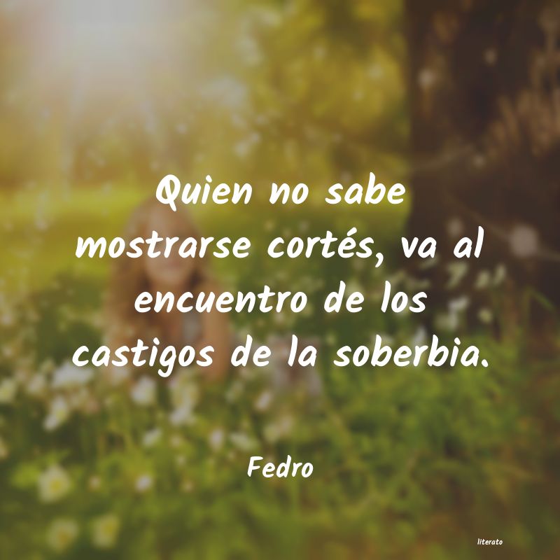 frases de Fedro