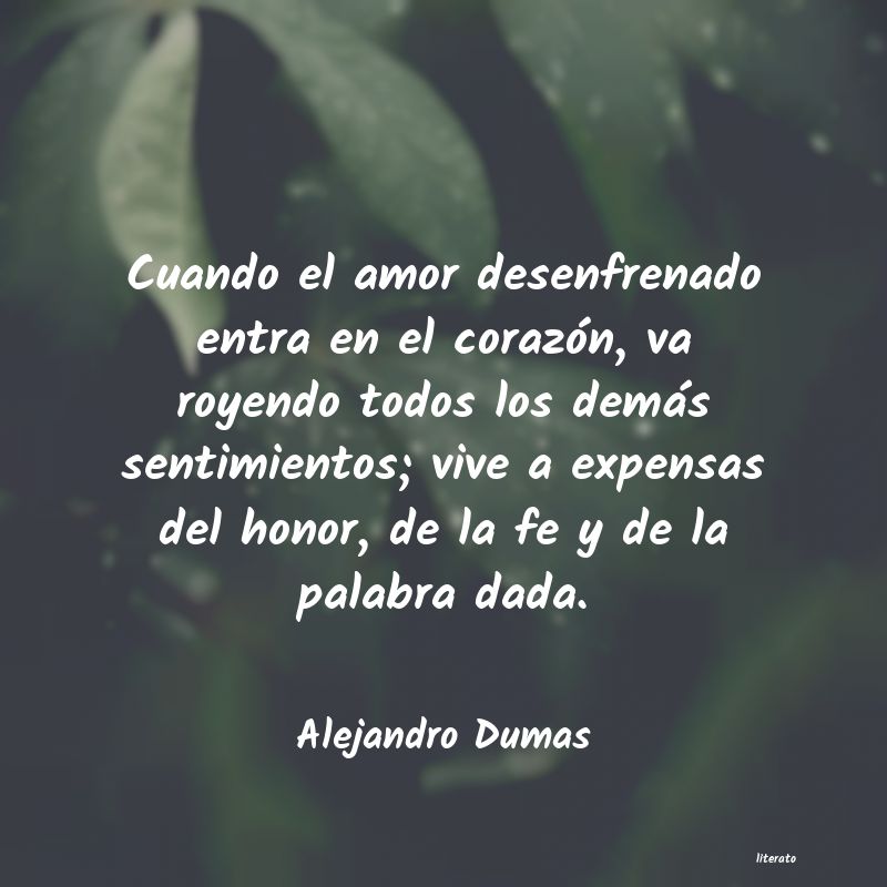 Frases de Alejandro Dumas