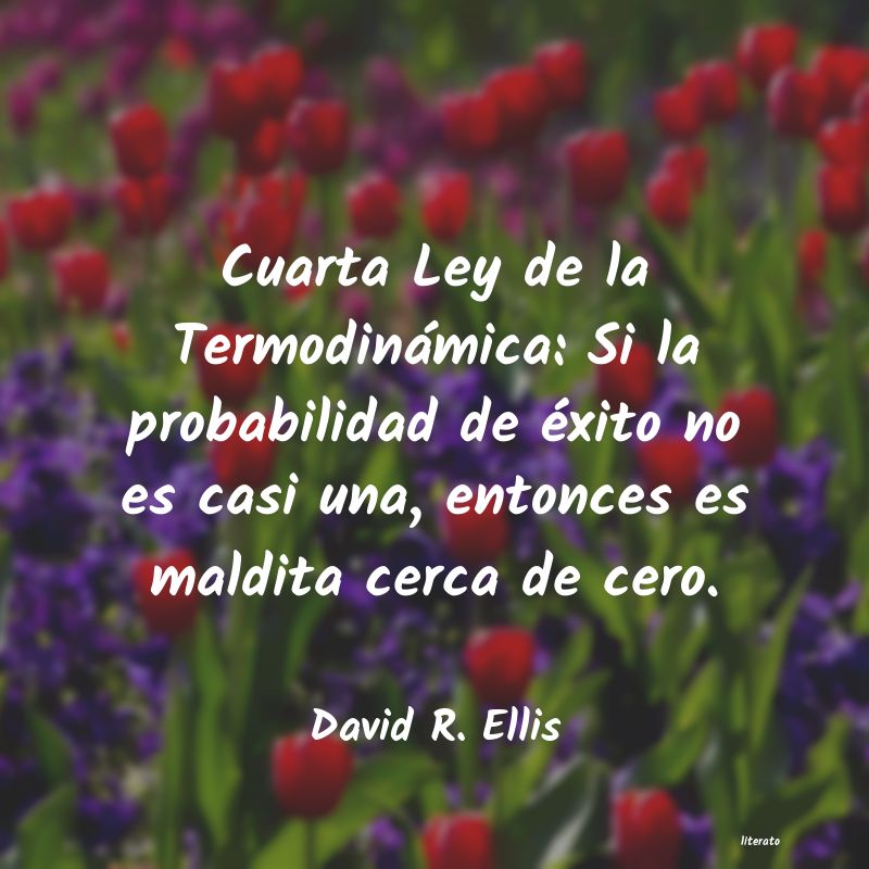 Frases de David R. Ellis