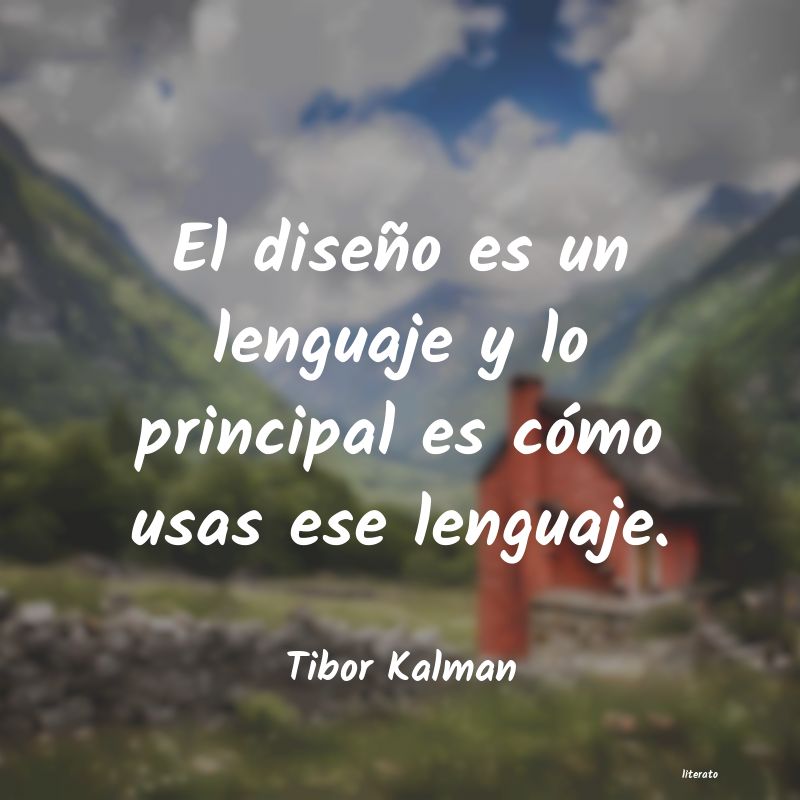 Frases de Tibor Kalman