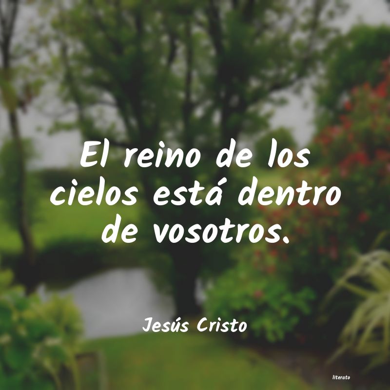 Frases de Jesús Cristo