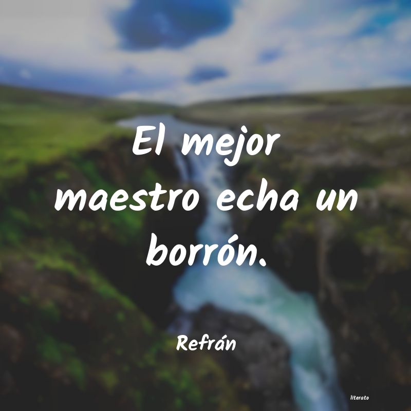 Frases de Refrán