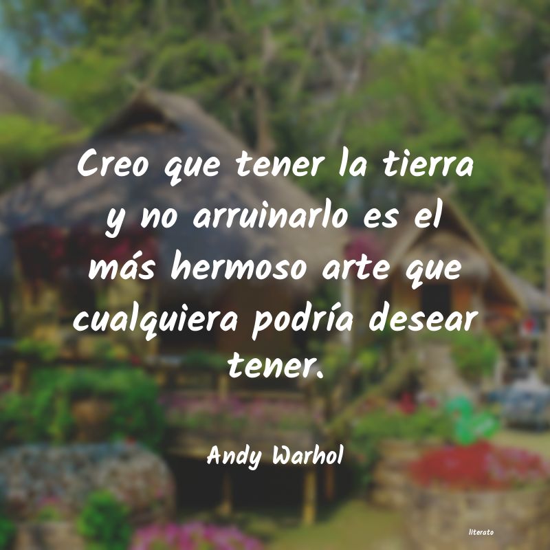 Frases de Andy Warhol