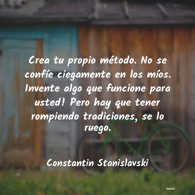 Frases de Constantin Stanislavski