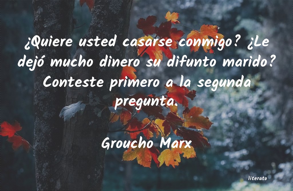 frases de Groucho Marx